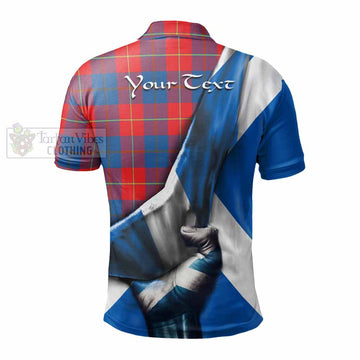 Blane Tartan Polo Shirt with Family Crest Scotland Patriotic Style - Tartan Vibes Clothing