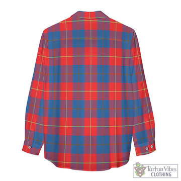 Blane Tartan Women's Casual Shirt with Family Crest - Tartan Vibes Clothing