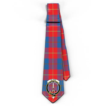 Blane Tartan Classic Necktie with Family Crest