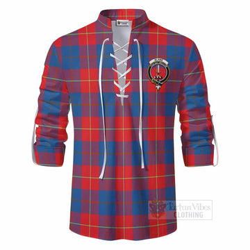 Blane Tartan Ghillie Kilt Shirt with Family Crest DNA In Me Style - Tartan Vibes Clothing