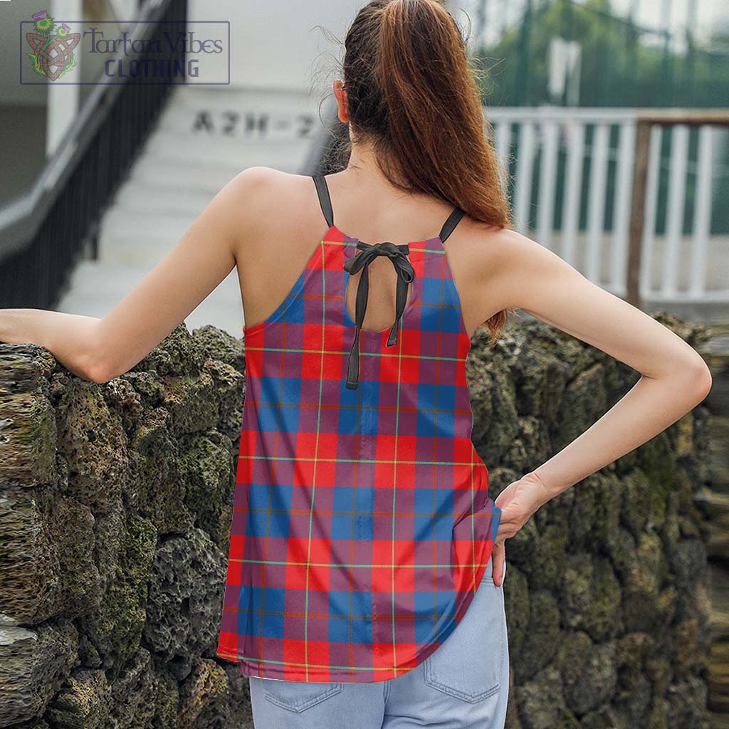 Blane Tartan Loose Halter Neck Camisole - Tartan Vibes Clothing