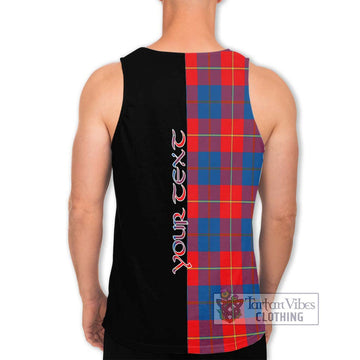 Blane Tartan Men's Tank Top with Family Crest and Half Of Me Style - Tartan Vibes Clothing