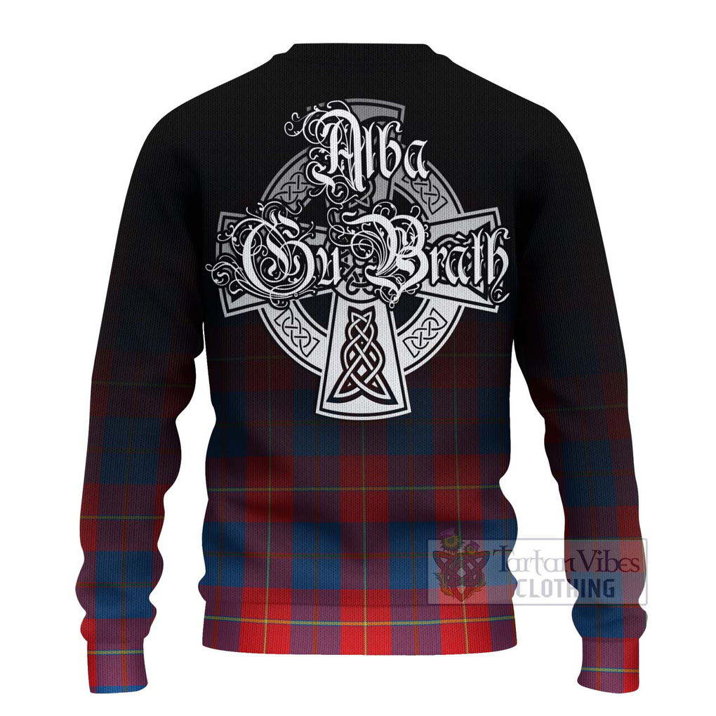 Blane Tartan Ugly Sweater Featuring Alba Gu Brath Family Crest Celtic Inspired - Tartan Vibes Clothing
