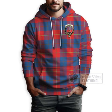 Blane Tartan Hoodie with Family Crest Celtic Skull Style - Tartan Vibes Clothing