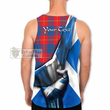 Blane Tartan Men's Tank Top with Family Crest Scotland Patriotic Style - Tartan Vibes Clothing