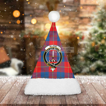 Blane Tartan Christmas Santa Hats with Family Crest - Tartan Vibes Clothing