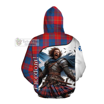 Blane Crest Tartan Cotton Hoodie Inspired by the Freedom of Scottish Warrior Pullover Hoodie - Tartan Vibes Clothing