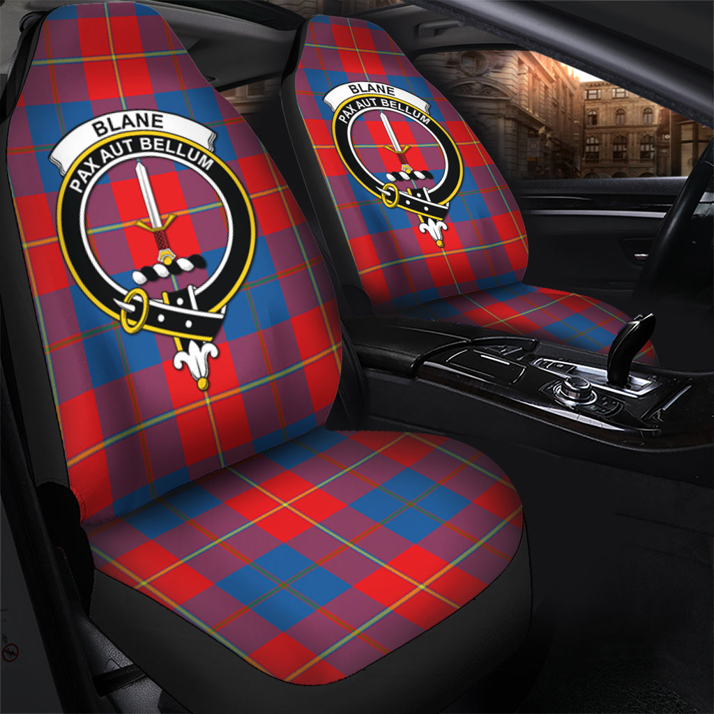Blane Tartan Car Seat Cover with Family Crest - Tartan Vibes Clothing
