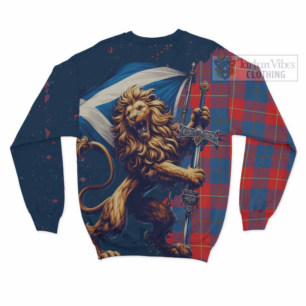 Blane Tartan Family Crest Sweatshirt with Scottish Majestic Lion - Tartan Vibes Clothing