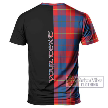 Blane Tartan T-Shirt with Family Crest and Half Of Me Style - Tartan Vibes Clothing
