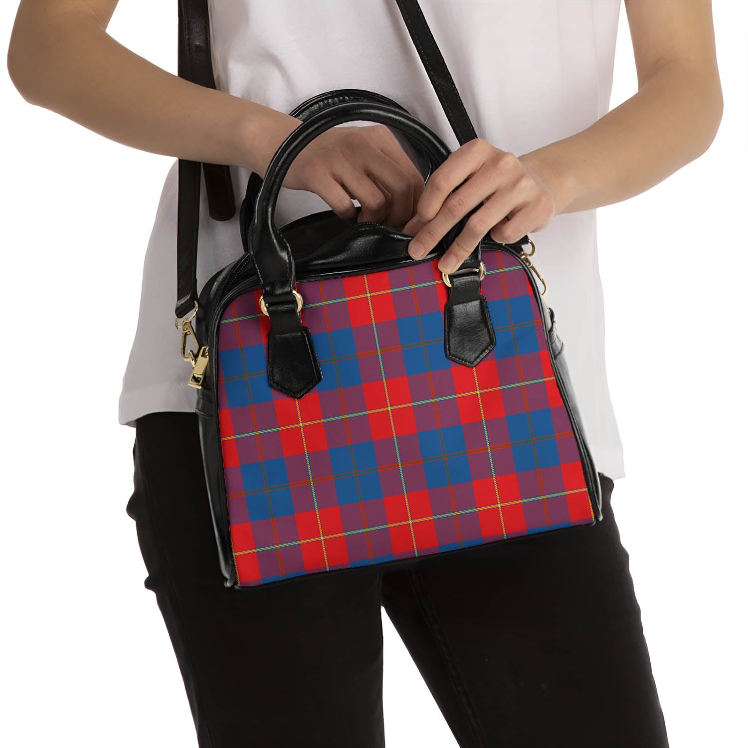 Blane Tartan Shoulder Handbags - Tartan Vibes Clothing