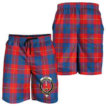 Blane Tartan Mens Shorts with Family Crest - Tartan Vibes Clothing