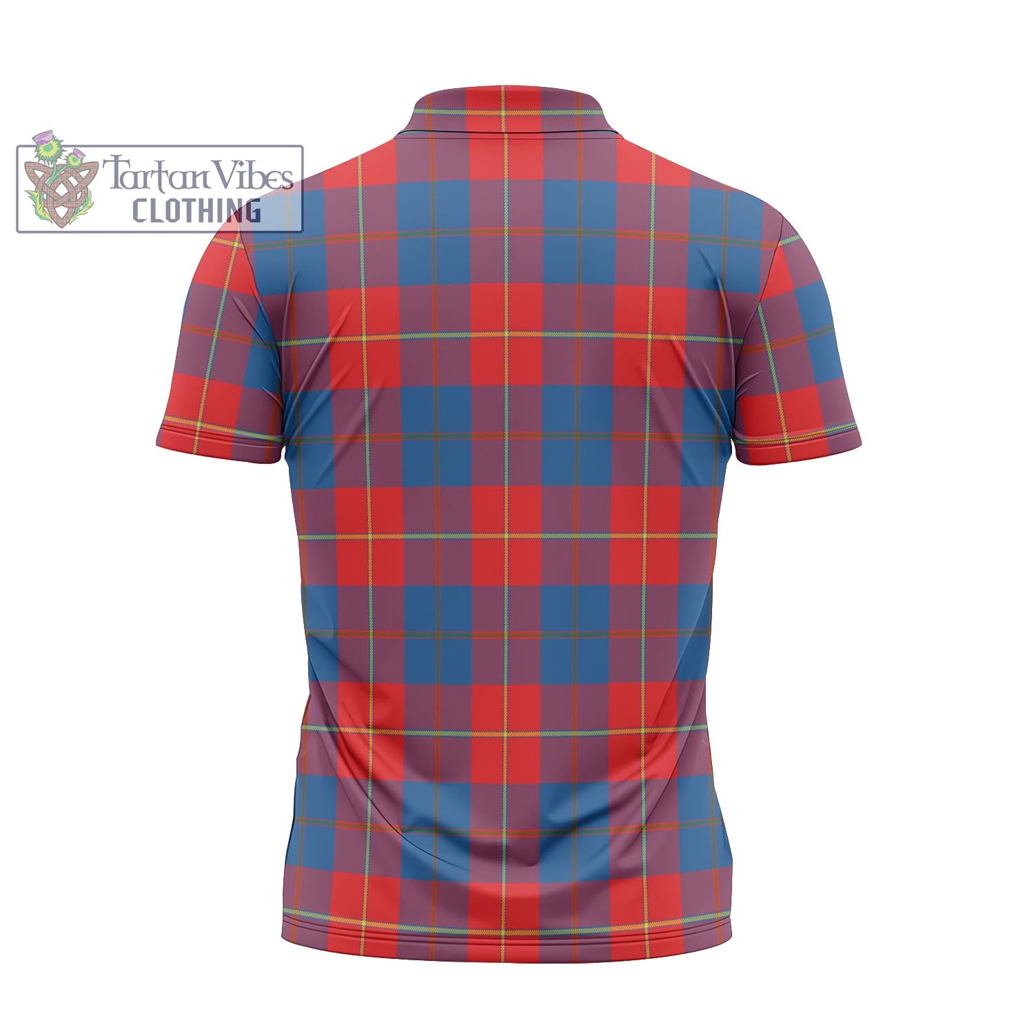 Blane Tartan Zipper Polo Shirt - Tartan Vibes Clothing