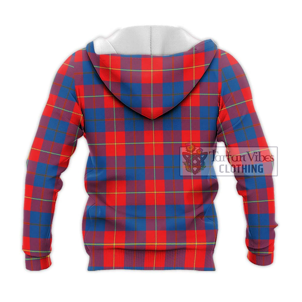 Blane Tartan Knitted Hoodie with Family Crest DNA In Me Style - Tartan Vibes Clothing