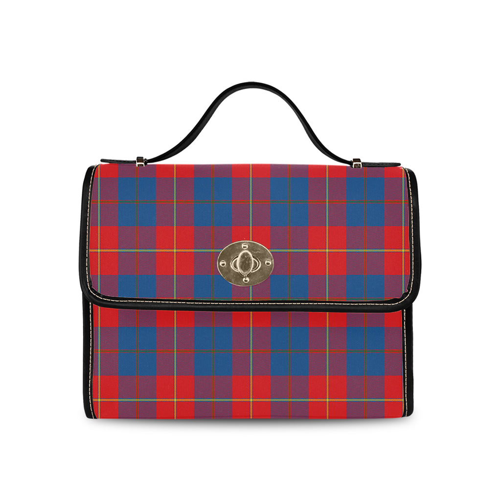 Blane Tartan Leather Strap Waterproof Canvas Bag - Tartanvibesclothing