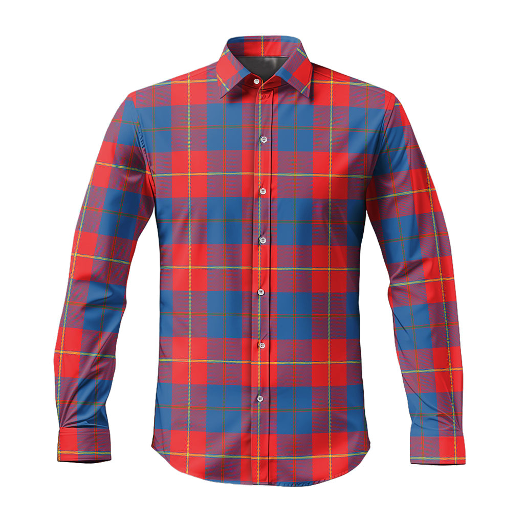 Blane Tartan Long Sleeve Button Up Shirt Men's Shirt - Tartan Vibes Clothing
