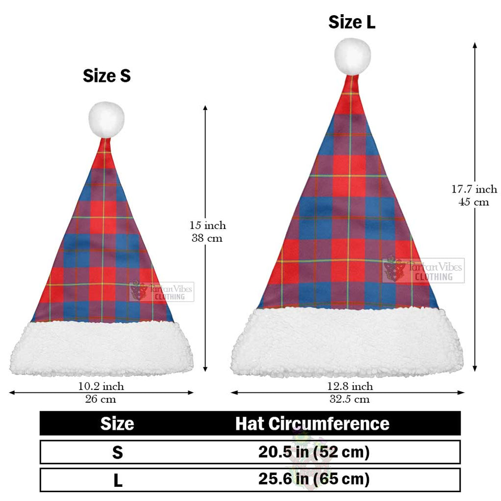 Blane Tartan Christmas Santa Hats Christmas Hat L 25.6in (65cm) - Tartan Vibes Clothing