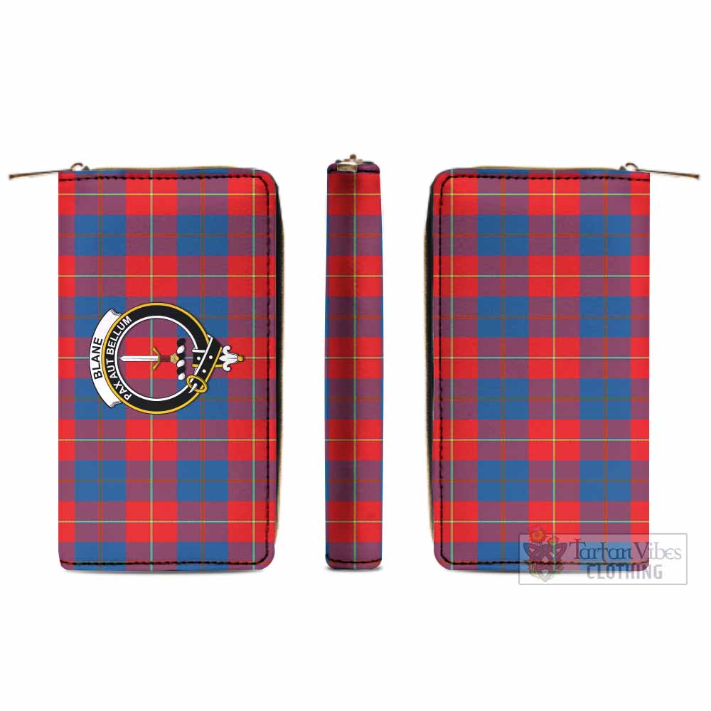 Tartan Vibes Clothing Blane Tartan Women's Leather Wallet with Family Crest