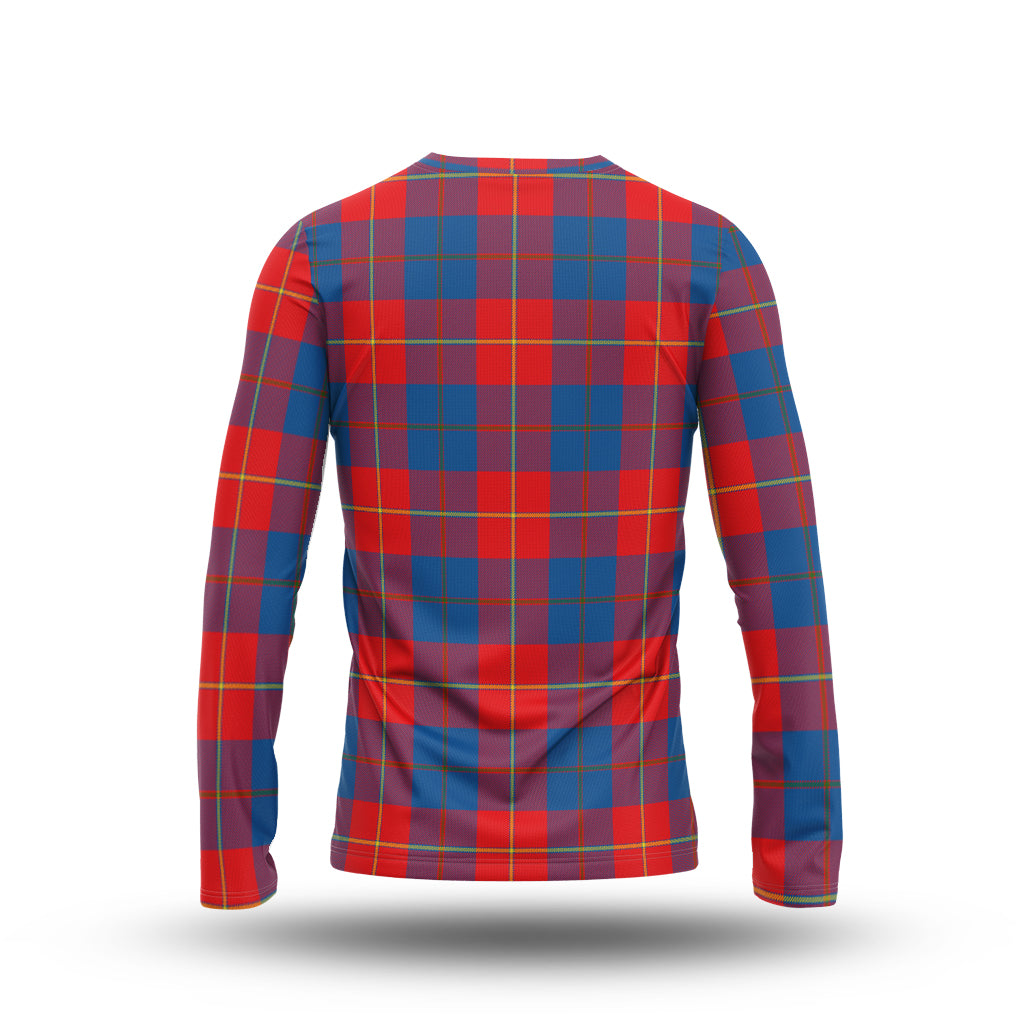 Blane Tartan Long Sleeve T-Shirt with Family Crest - Tartan Vibes Clothing