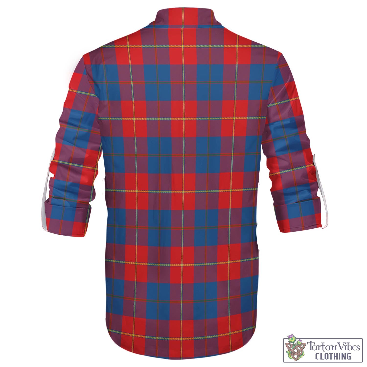 Blane Tartan Men's Scottish Traditional Jacobite Ghillie Kilt Shirt - Tartan Vibes Clothing