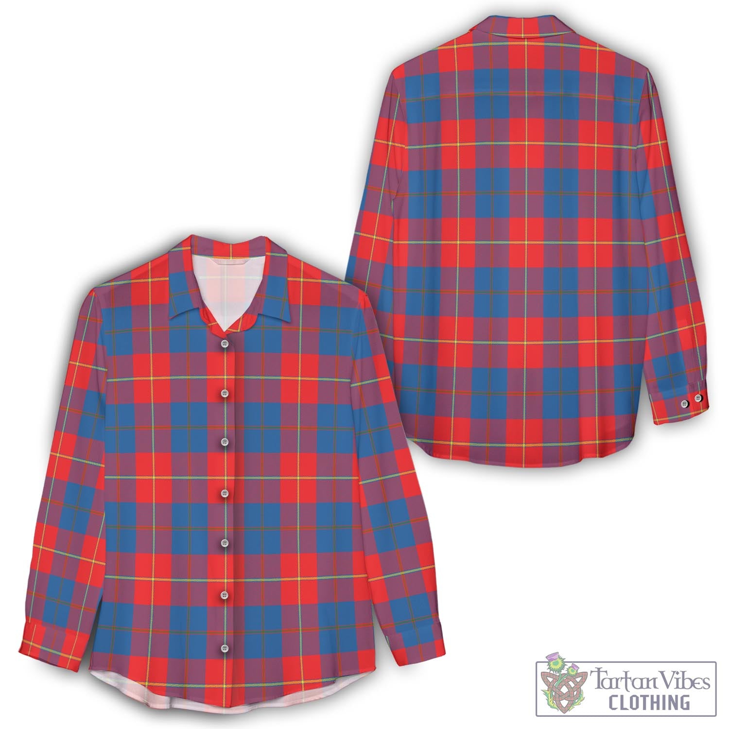 Blane Tartan Women's Casual Shirt - Tartan Vibes Clothing