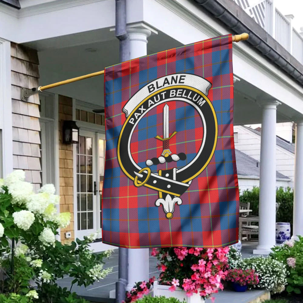 Blane Tartan Flag with Family Crest - Tartan Vibes Clothing