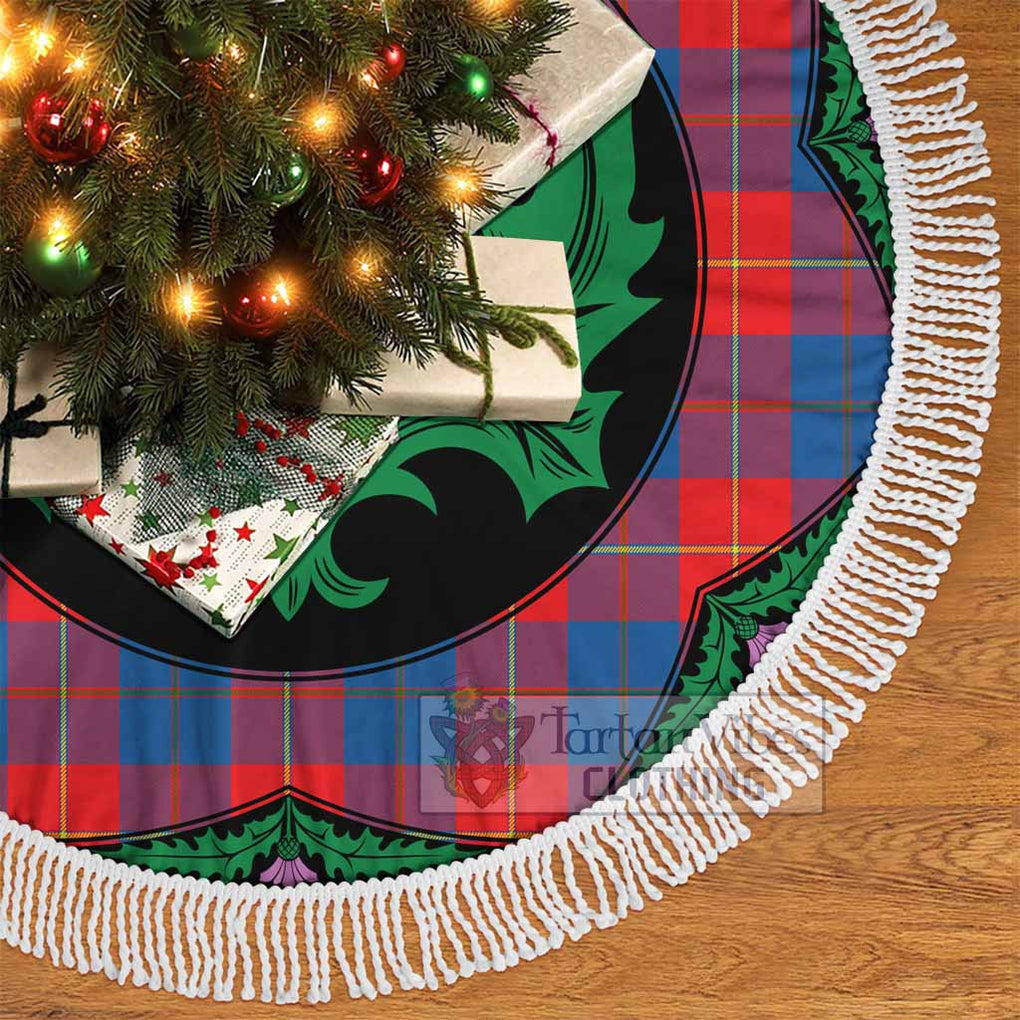 Blane Tartan Christmas Tree Skirt Scottish Thistle Style - Tartan Vibes Clothing