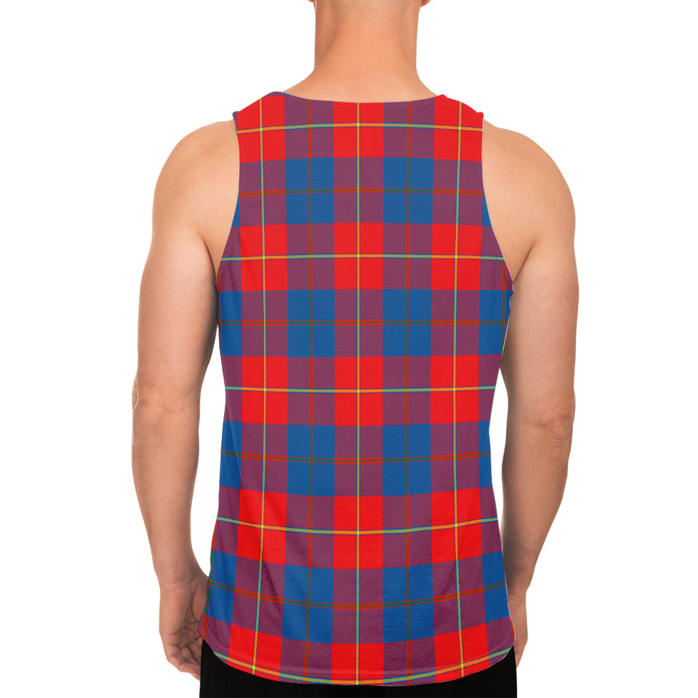 Blane Tartan Mens Tank Top with Family Crest - Tartan Vibes Clothing