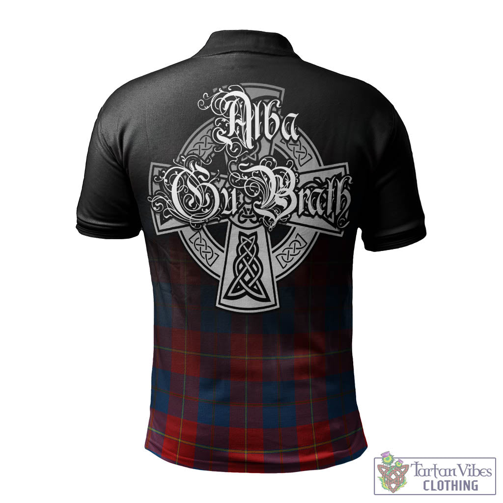 Tartan Vibes Clothing Blane Tartan Polo Shirt Featuring Alba Gu Brath Family Crest Celtic Inspired