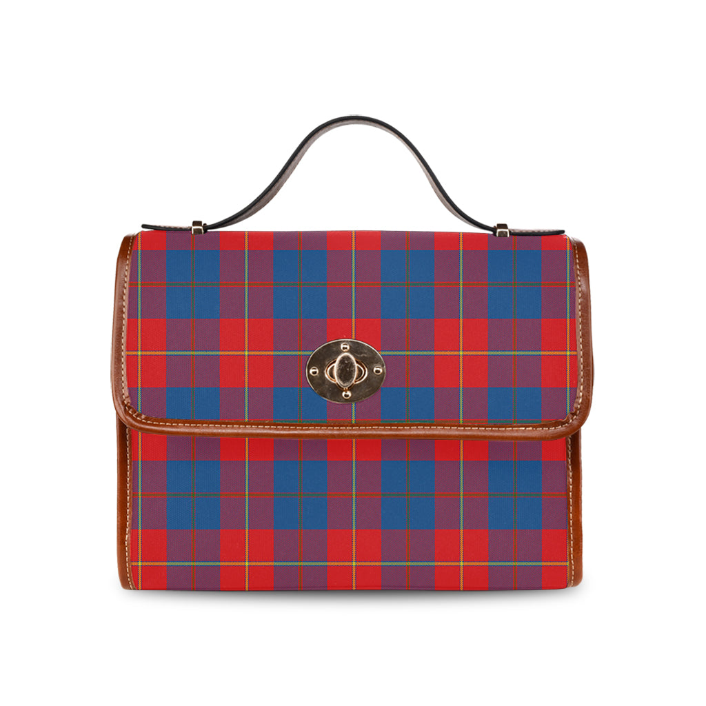 Blane Tartan Leather Strap Waterproof Canvas Bag - Tartanvibesclothing