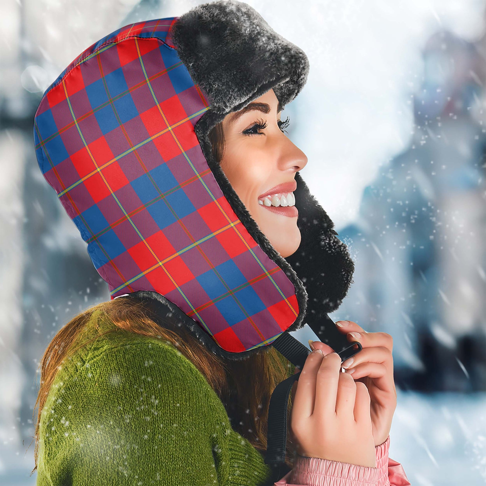 Blane Tartan Winter Trapper Hat - Tartan Vibes Clothing