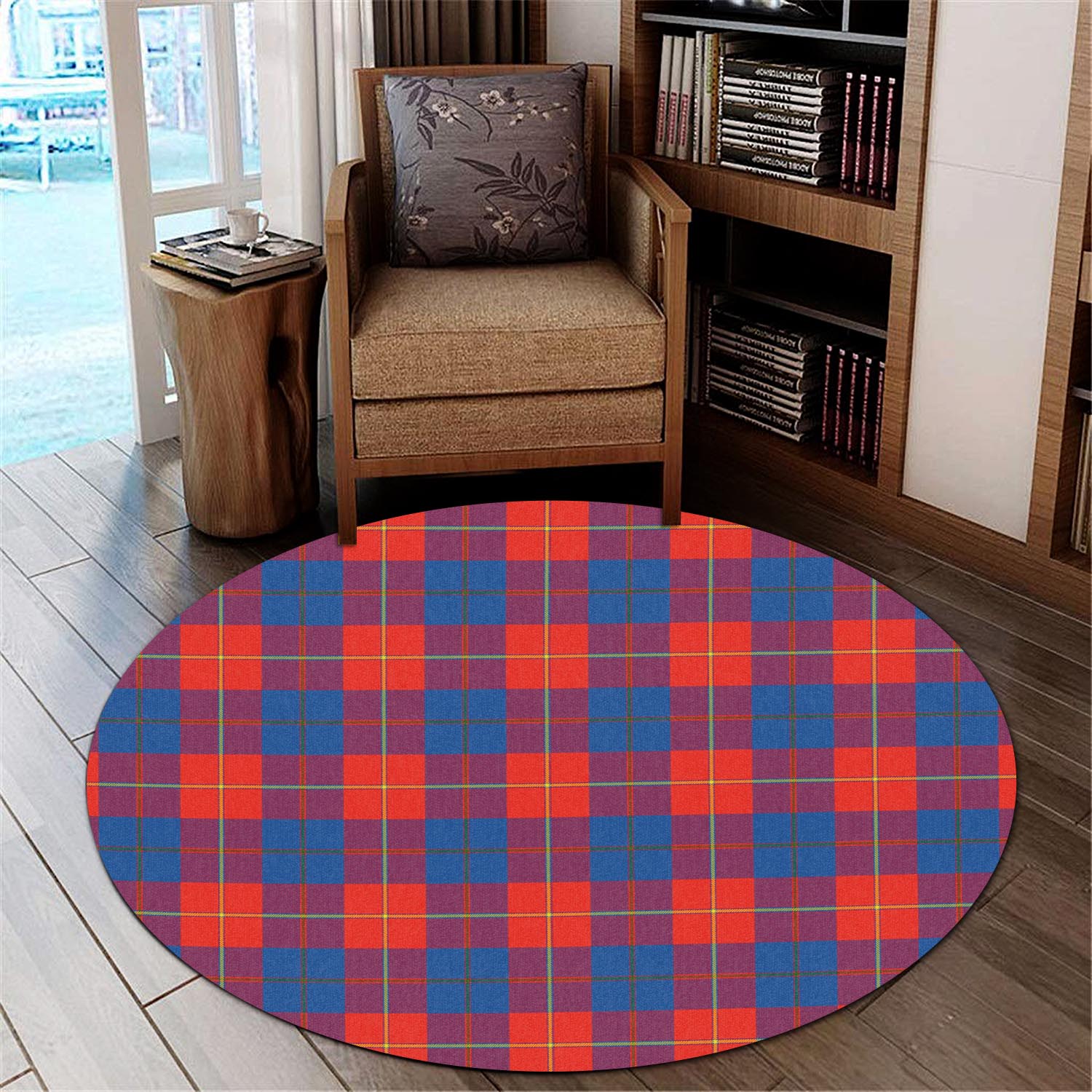 Blane Tartan Round Rug - Tartan Vibes Clothing