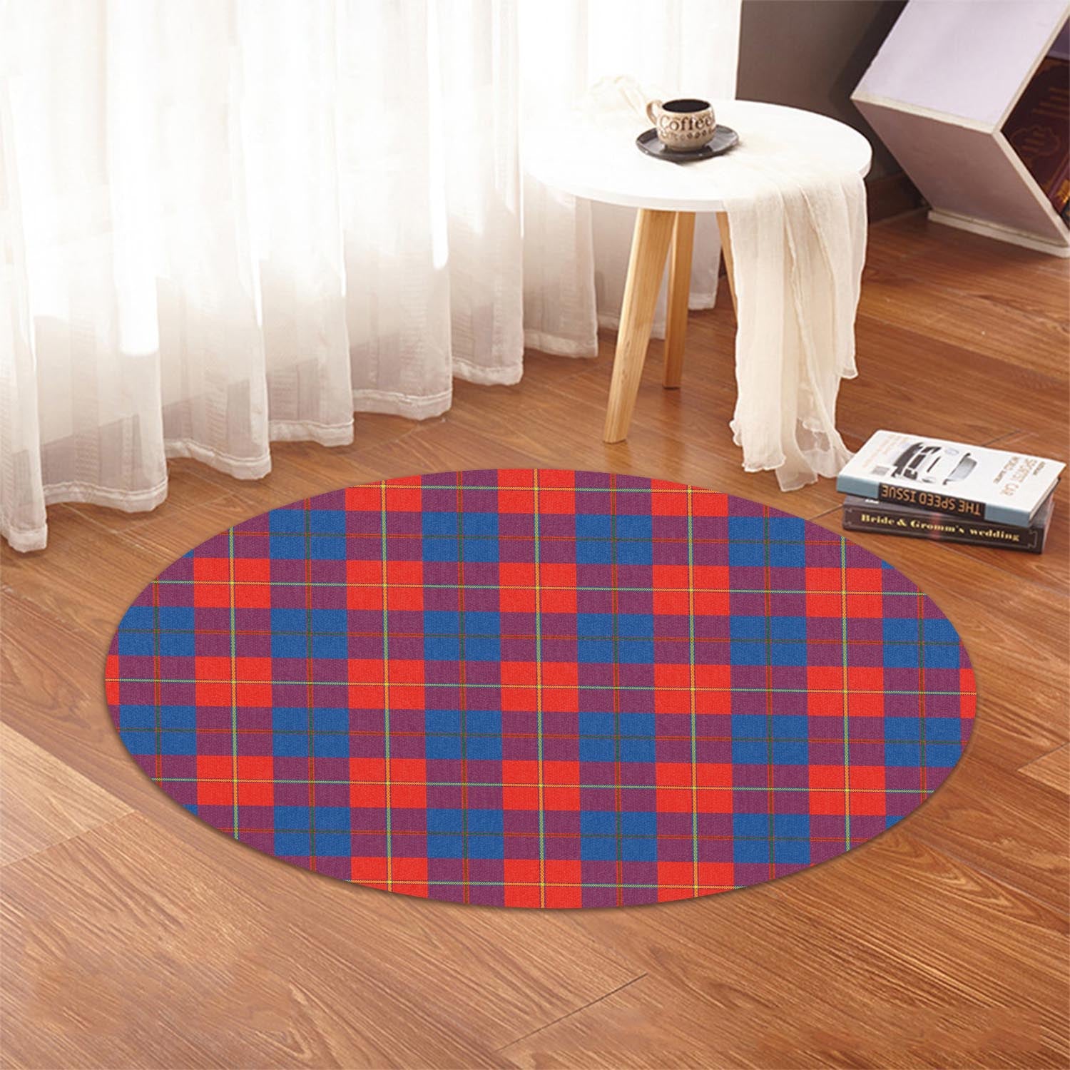 Blane Tartan Round Rug - Tartan Vibes Clothing