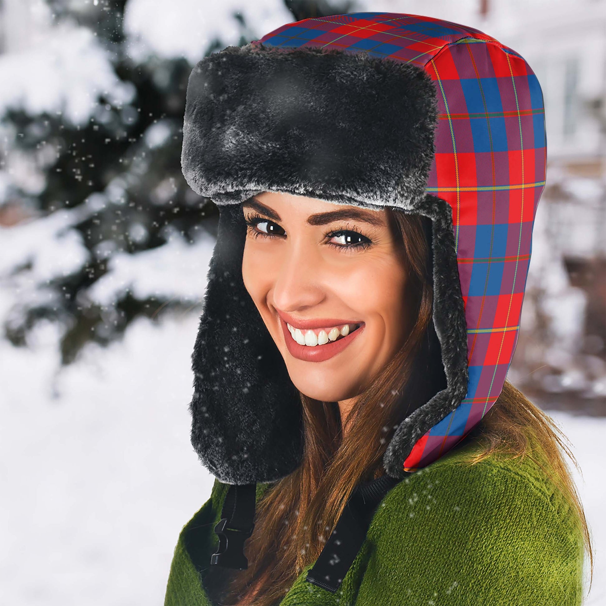 Blane Tartan Winter Trapper Hat - Tartan Vibes Clothing