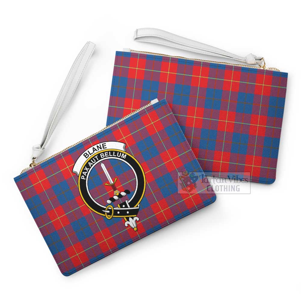 Tartan Vibes Clothing Blane Family Crest Tartan Clutch Bag