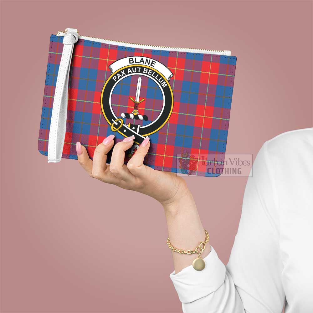 Tartan Vibes Clothing Blane Family Crest Tartan Clutch Bag