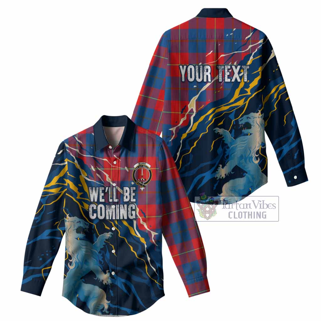 Blane Scotland Tartan Women Casual Shirt WC2026 Football - We'll Be Coming