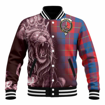Blane Tartan Baseball Jacket Roaring Lion Heritage