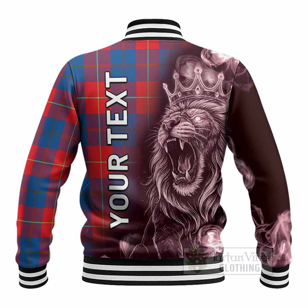 Blane Tartan Baseball Jacket Roaring Lion Heritage