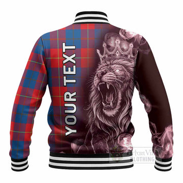 Blane Tartan Baseball Jacket Roaring Lion Heritage