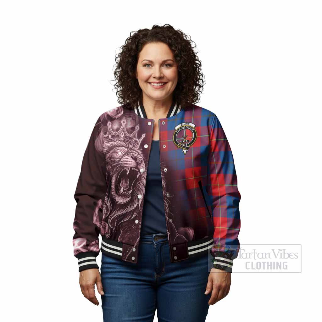 Blane Tartan Baseball Jacket Roaring Lion Heritage