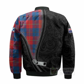 Blane Tartan Bomber Jacket New Zealand Pattern Unique Zipper Stylized