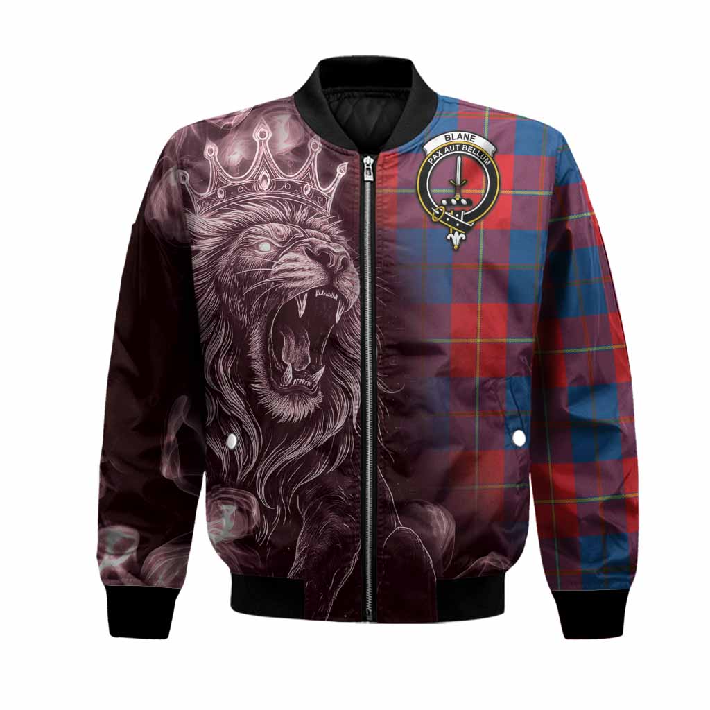 Blane Tartan Bomber Jacket Roaring Lion Heritage