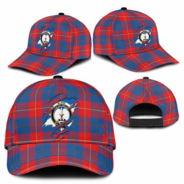 Blane Tartan Classic Cap with Family Crest In Me Style
