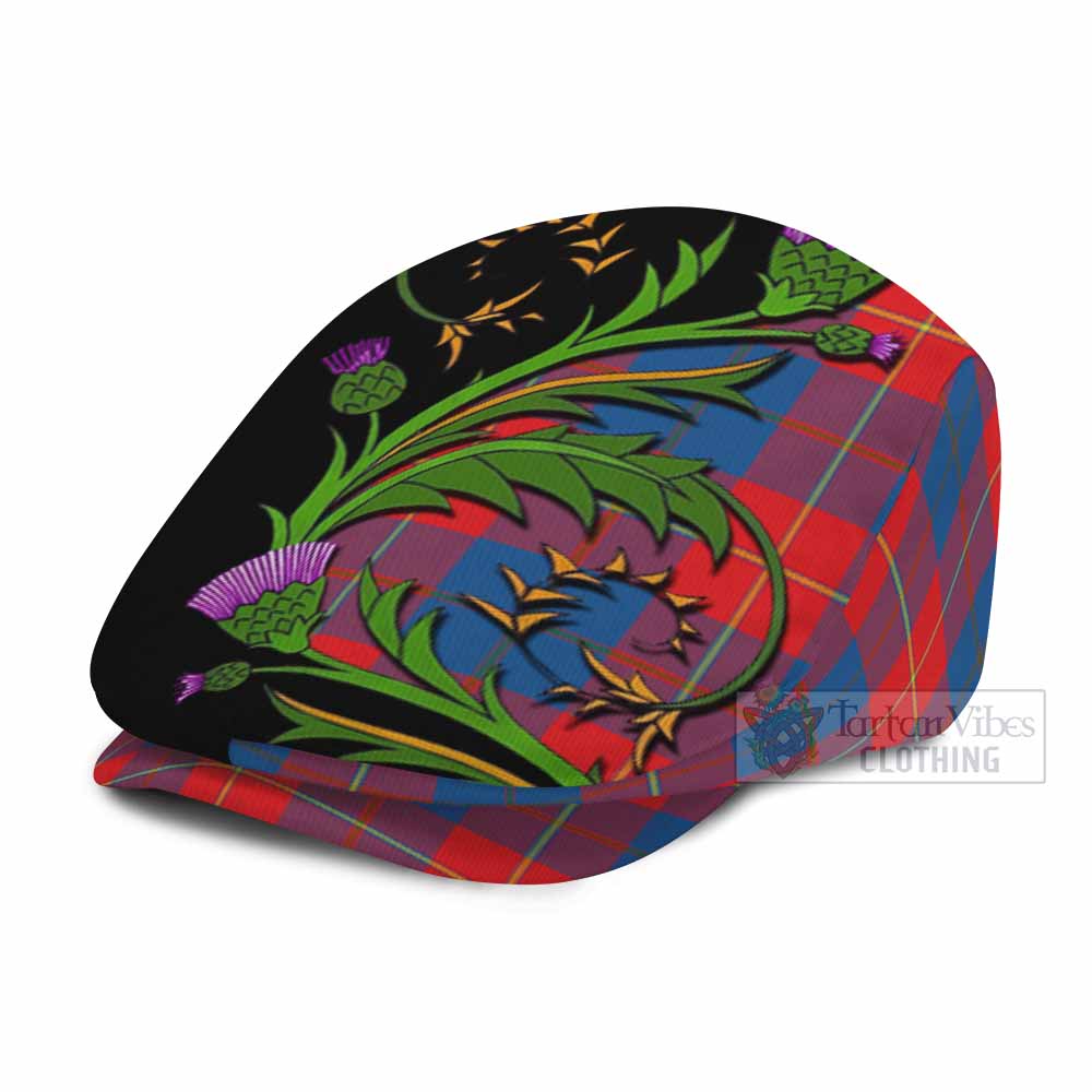 Blane Tartan Flat Cap, Jeff Cap Scottish Thistle Pride Heritage Art - Tartan Vibes Clothing