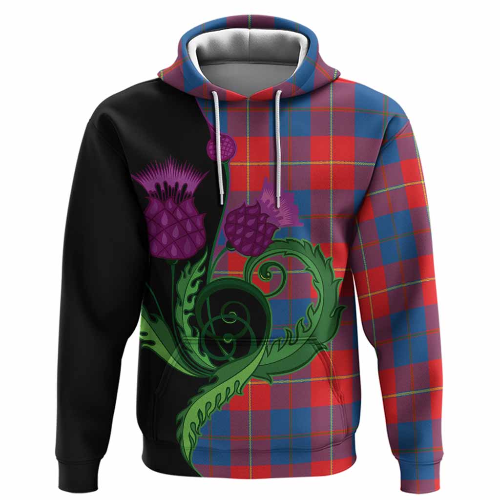 Blane Tartan Hoodie Traditional Scottish Thistle