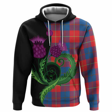 Blane Tartan Hoodie Traditional Scottish Thistle