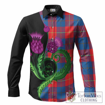 Blane Tartan Long Sleeve Button Shirts Traditional Scottish Thistle