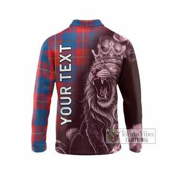 Blane Tartan Long Sleeve Polo Shirt Roaring Lion Heritage
