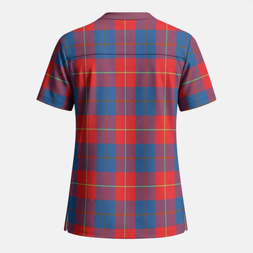 Blane Tartan Scrub Top - Tartan Vibes Clothing